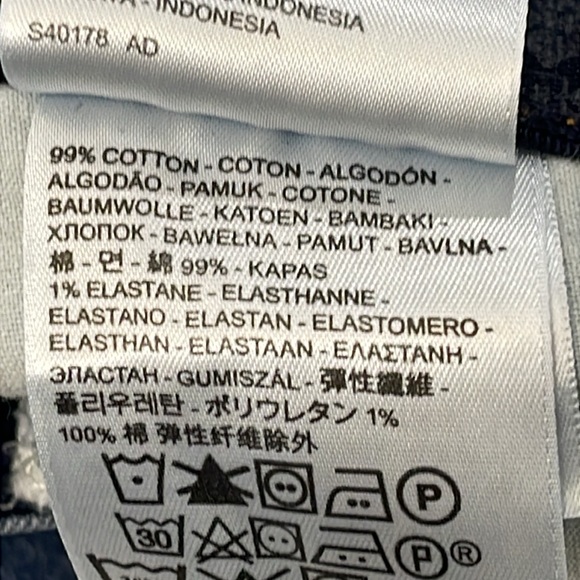 LEVIS 525 STRAIGHT LEG Blue Frayed Hem Women Jeans SIZE 8 - Picture 7 of 8